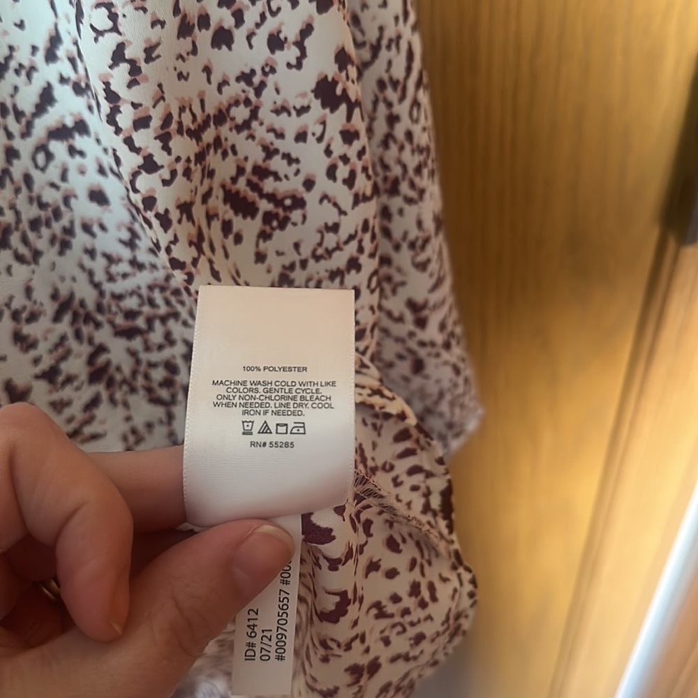 Express Hidden Button Down Blouse - image 4